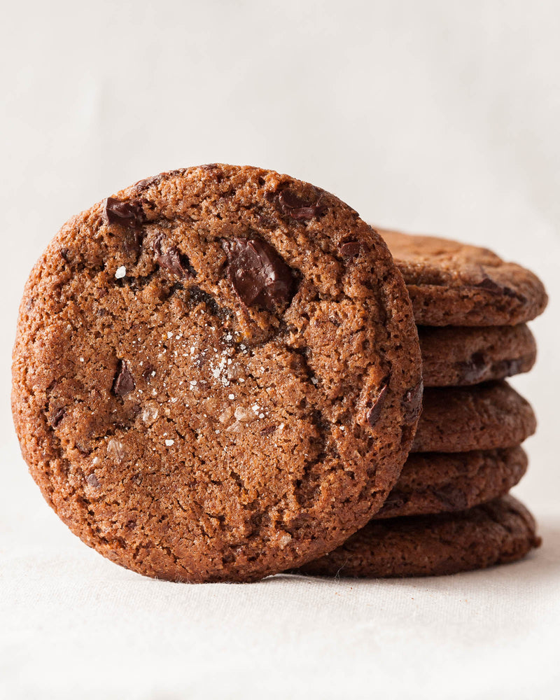 Dark Chocolate and Orange - 6 sourdough cookies